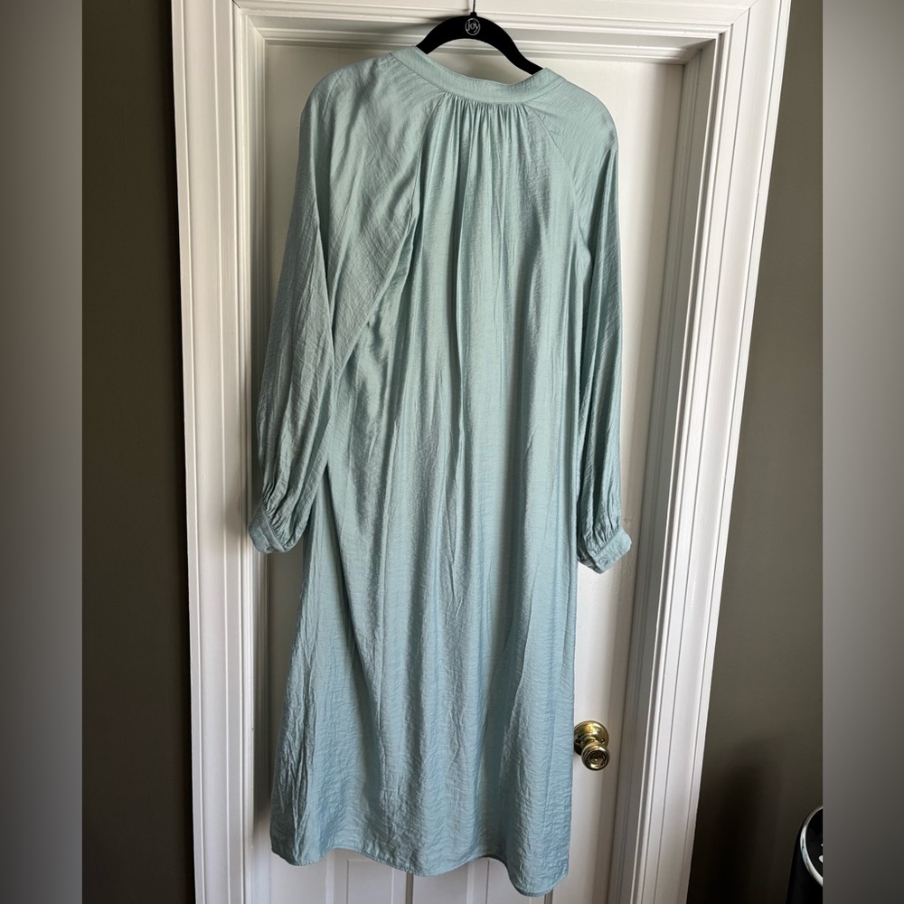& Other Stories Light Blue Midi Dress - Picture 3 of 3